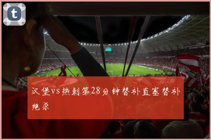 汉堡vs热刺第28分钟替补直塞替补绝杀